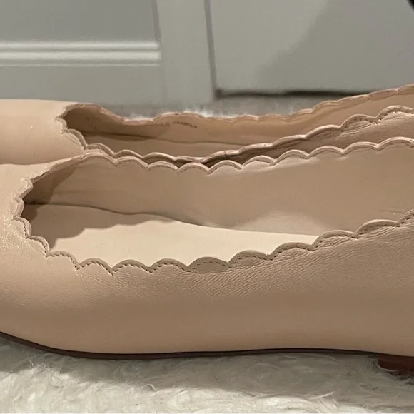 Cole Haan Grand.OS scallop edge leather flats - Picture 3 of 7